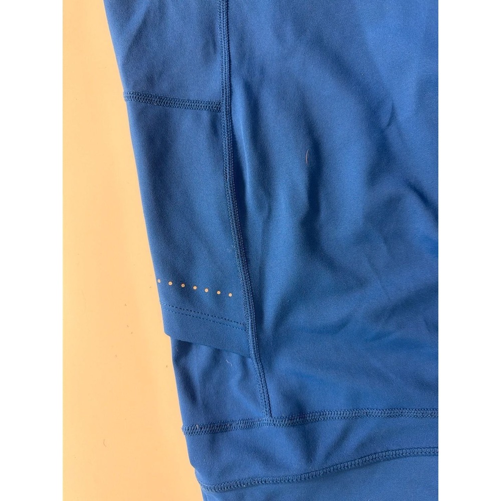 Zyia Active Blue Reflective Pocket High Rise Leggings Size 6-8 - Picture 7 of 8